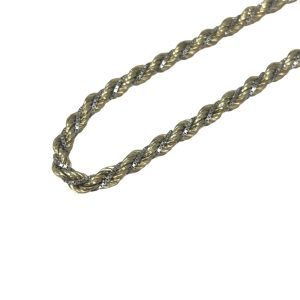 函館市でK18イエロー×ホワイトゴールドのネックレスを高価買取　複合素材も正確に評価