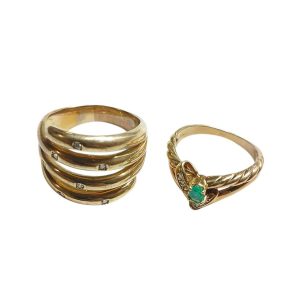 【K18(18金) リング　まとめ/指輪・貴金属・アクセサリー・宝石・メンズ・レディース】