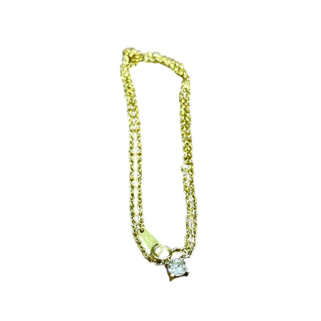 K18 18金 ネックレス ダイヤモンド トップ