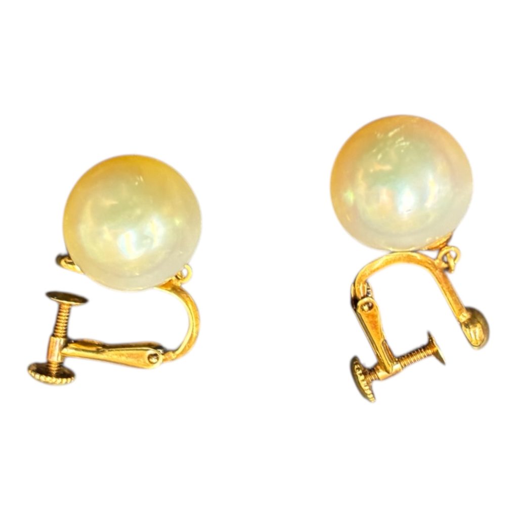 【K18 パールイヤリング買取実績｜札幌市　白石　菊水】