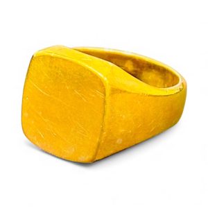 K18 18金 750 印台リング　札幌市 東区 元町