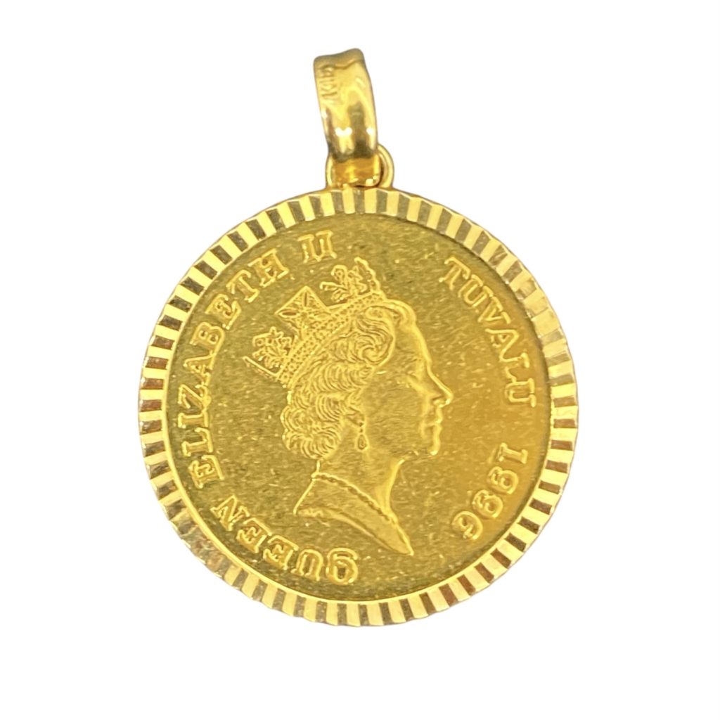 K24コイン／K18ペンダントトップ 2点セット