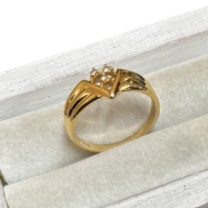 K18 18金 750 金 メレダイヤ リング アクセサリー ジュエリー 貴金属