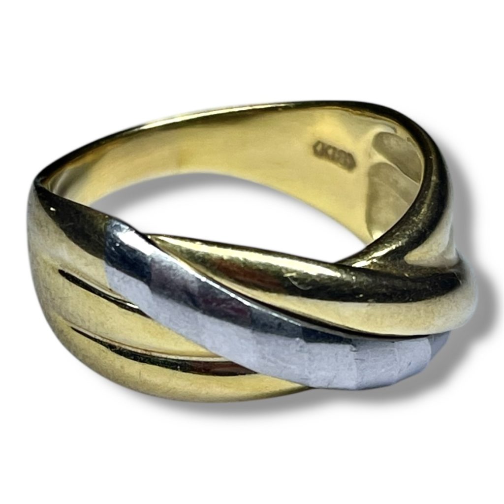 【K18 Pt900 コンビリング】貴金属・アクセサリー・指輪