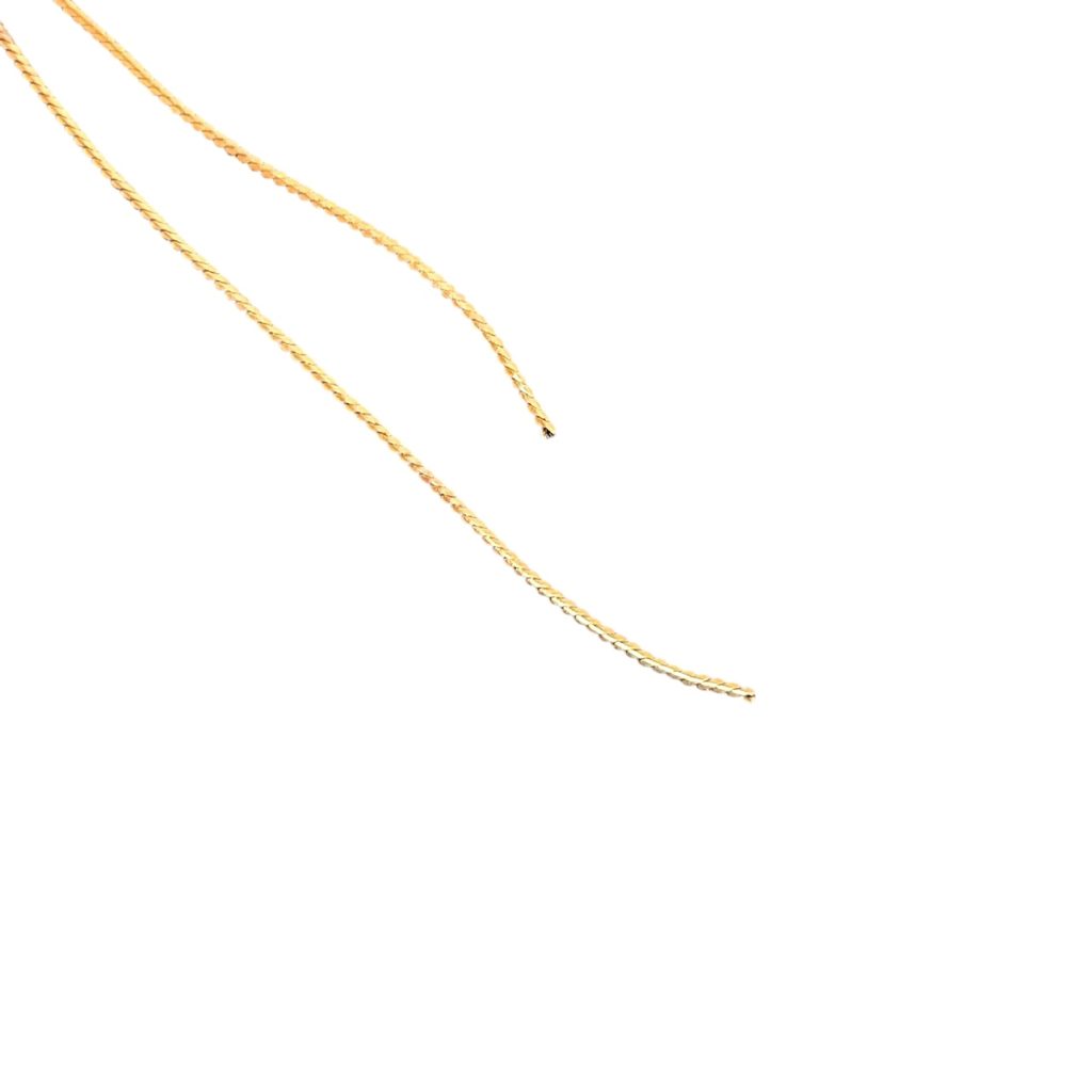 K18　18金　ちぎれたネックレス