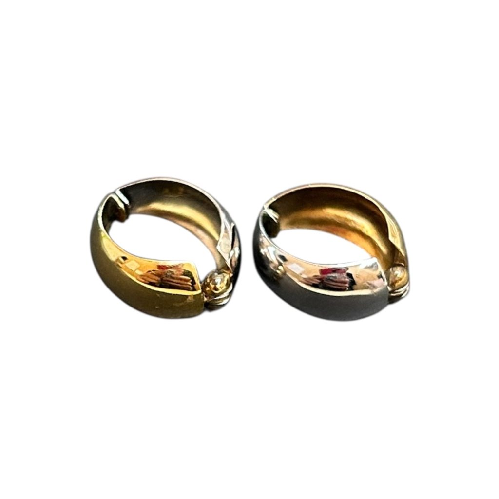 Pt900/K18　プラチナ　金　イヤリング