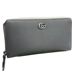 GUCCI グッチ マイクログッチシマ ラウンドファスナー 長財布