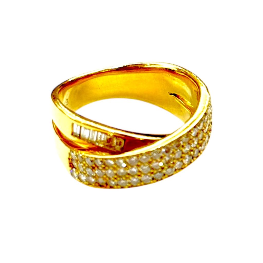 K18 メレダイヤ リング