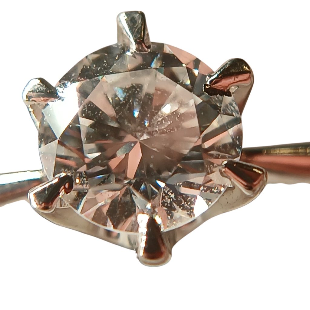 Pt900 0.35ct  Fカラー ダイヤモンド リング