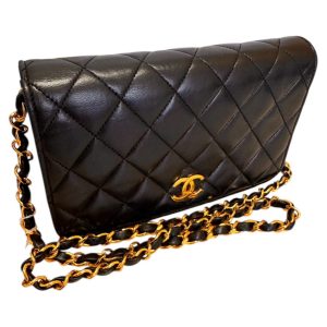 CHANEL マトラッセ フルフラップ ショルダーバッグ ブラック 状態C品 札幌市西区