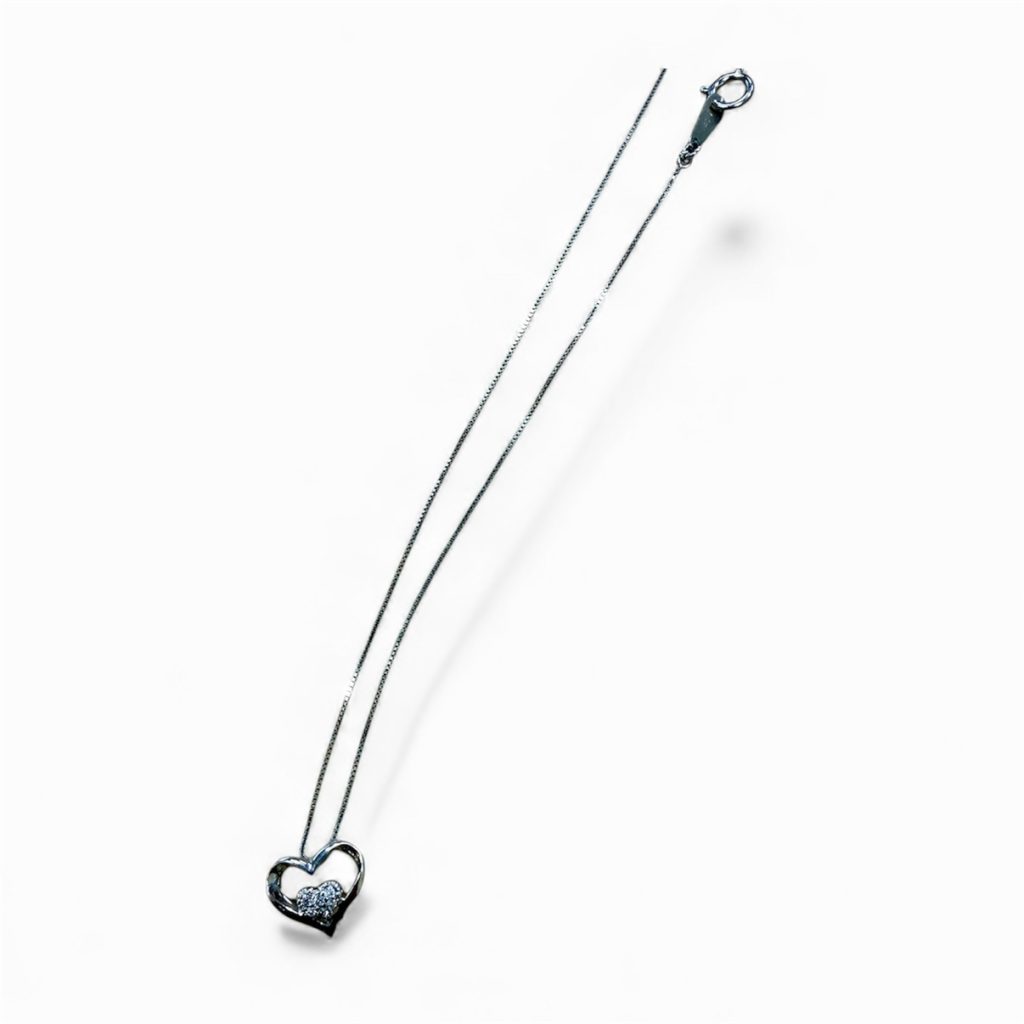 K10 10金 ネックレス 石あり