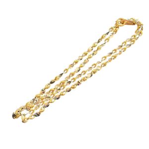 K18/Pt850(18金/プラチナ)　コンビ　ネックレス