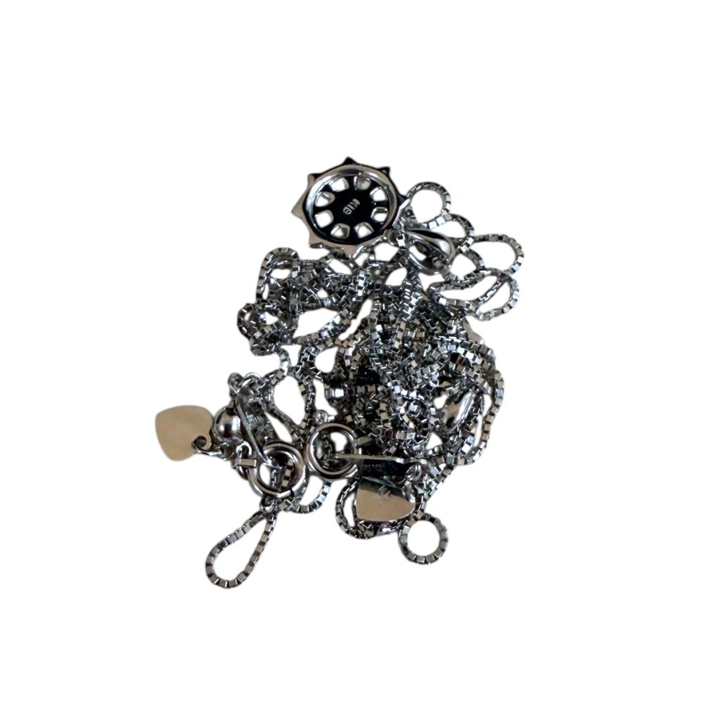 K18WG 18金ホワイトゴールド ネックレス　山形市