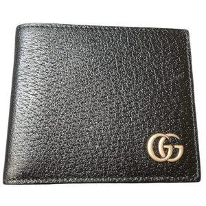 GUCCI グッチ レザー 二つ折り財布
