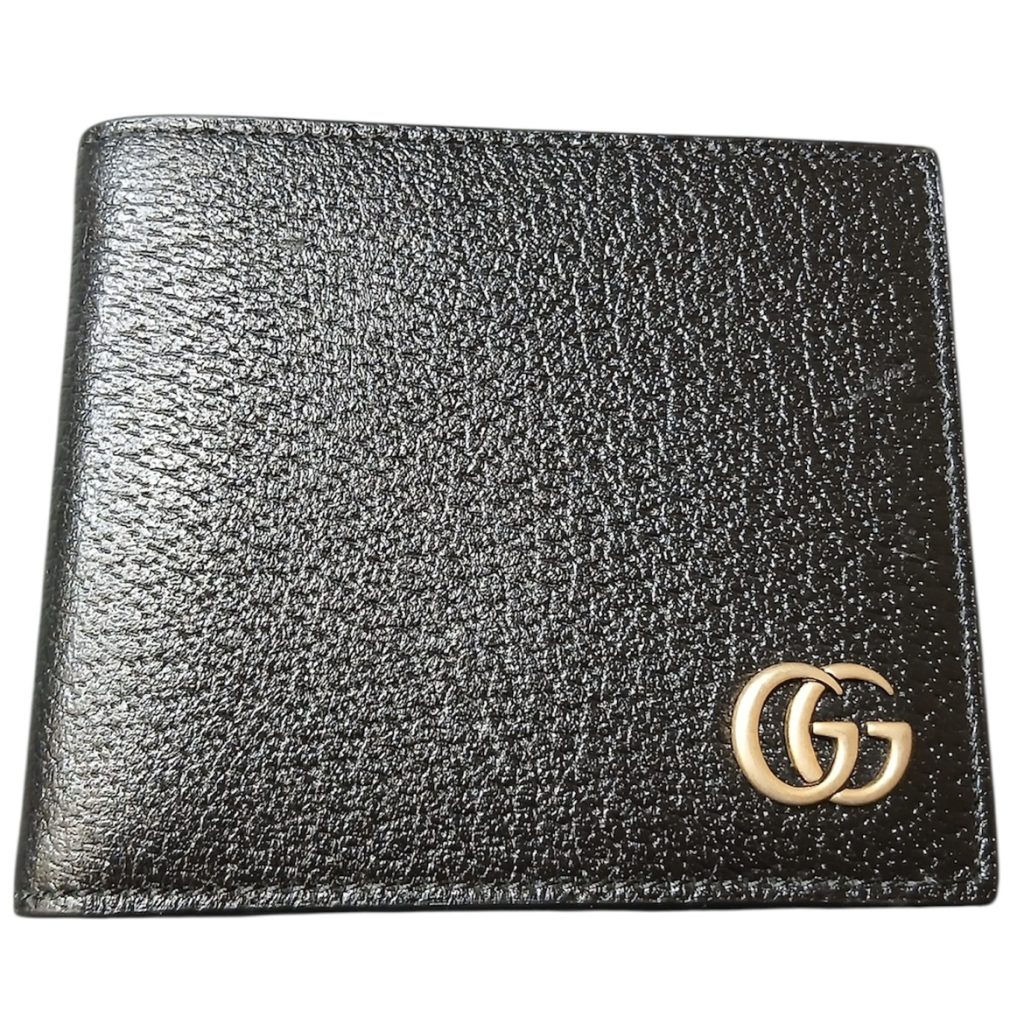 GUCCI グッチ レザー 二つ折り財布