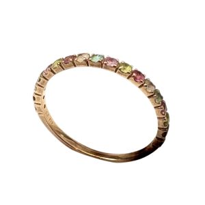 【K18 (18金)】宝石 リング