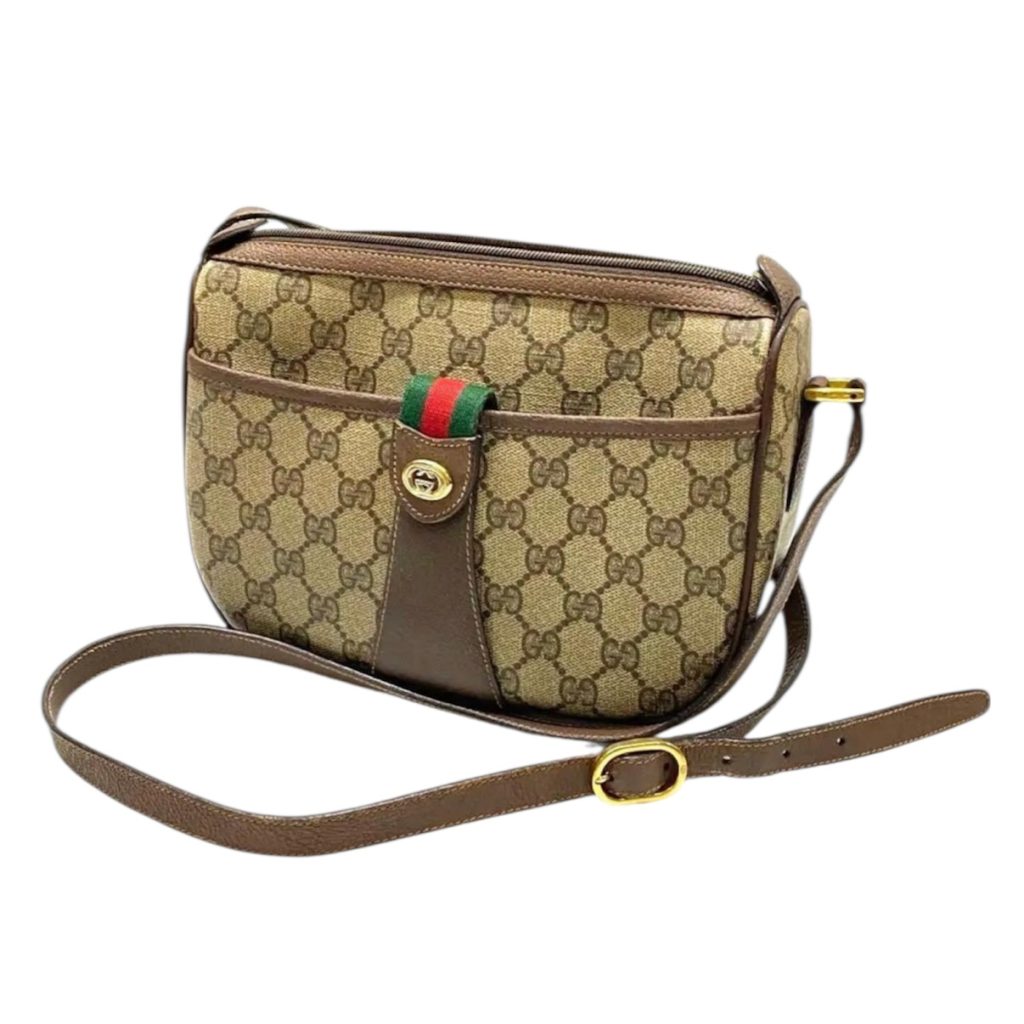 GUCCI グッチ GGキャンバス ショルダーバック
