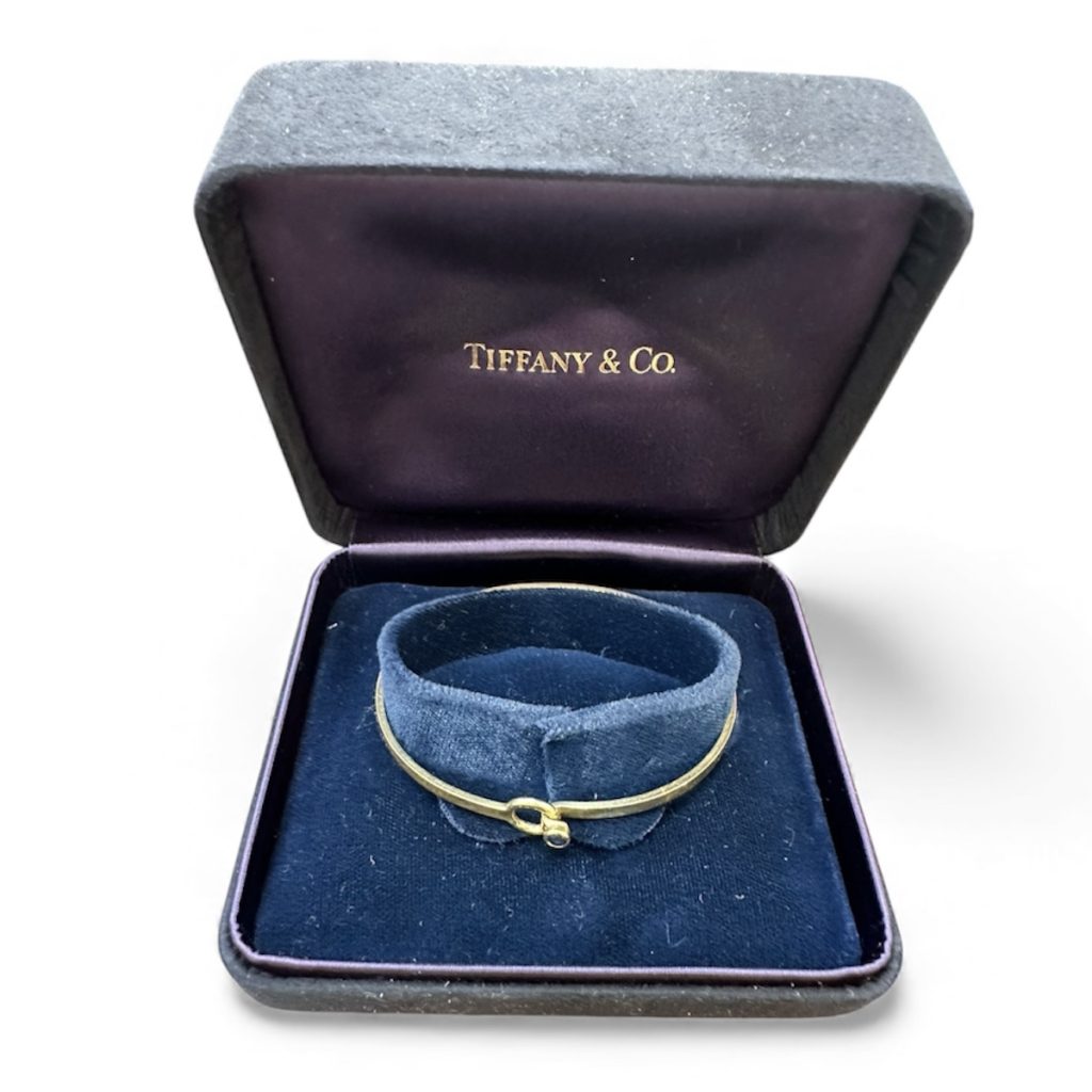 ティファニー　K18　バングル