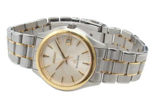 セイコー SEIKO グランドセイコー シャンパン ステンレススチール K18 腕時計 メンズ クォーツ