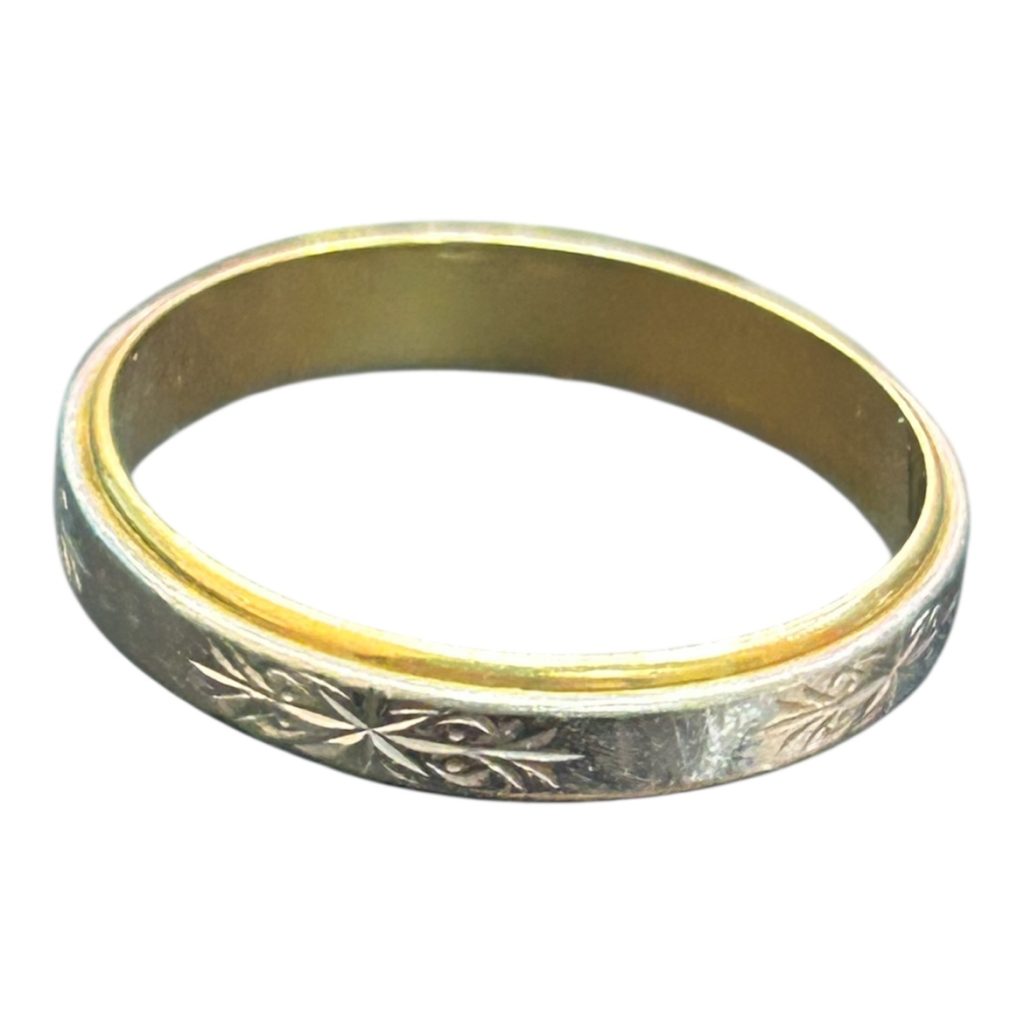 K18 Pt850　ハーフ　リング　買取り