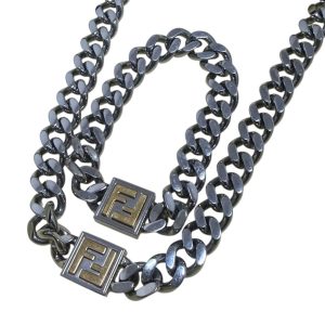 FENDI フェンディ 喜平ブレスレット・ネックレス セット