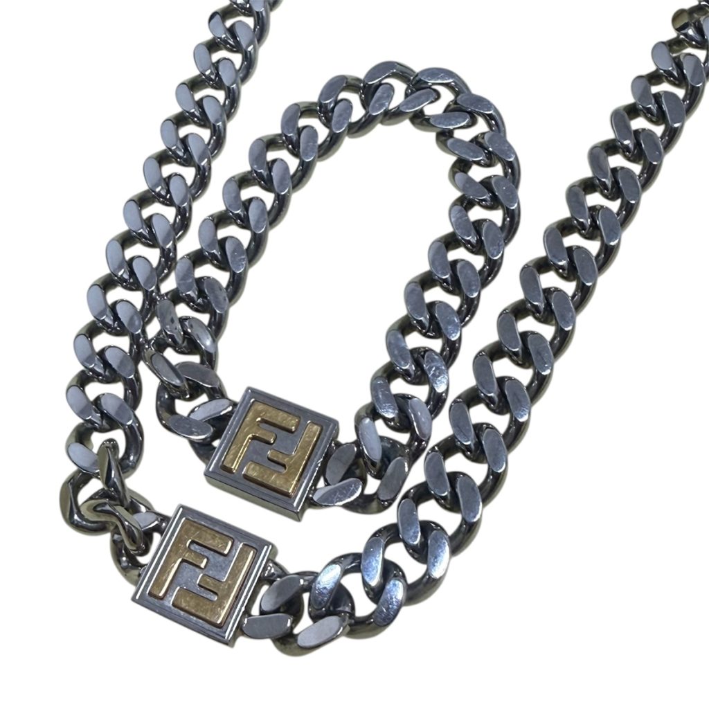 FENDI フェンディ 喜平ブレスレット・ネックレス セット
