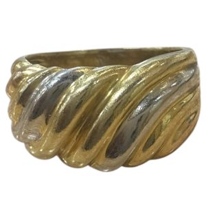 K18 ( 18金 )／Pt850 ( プラチナ850 ) リング