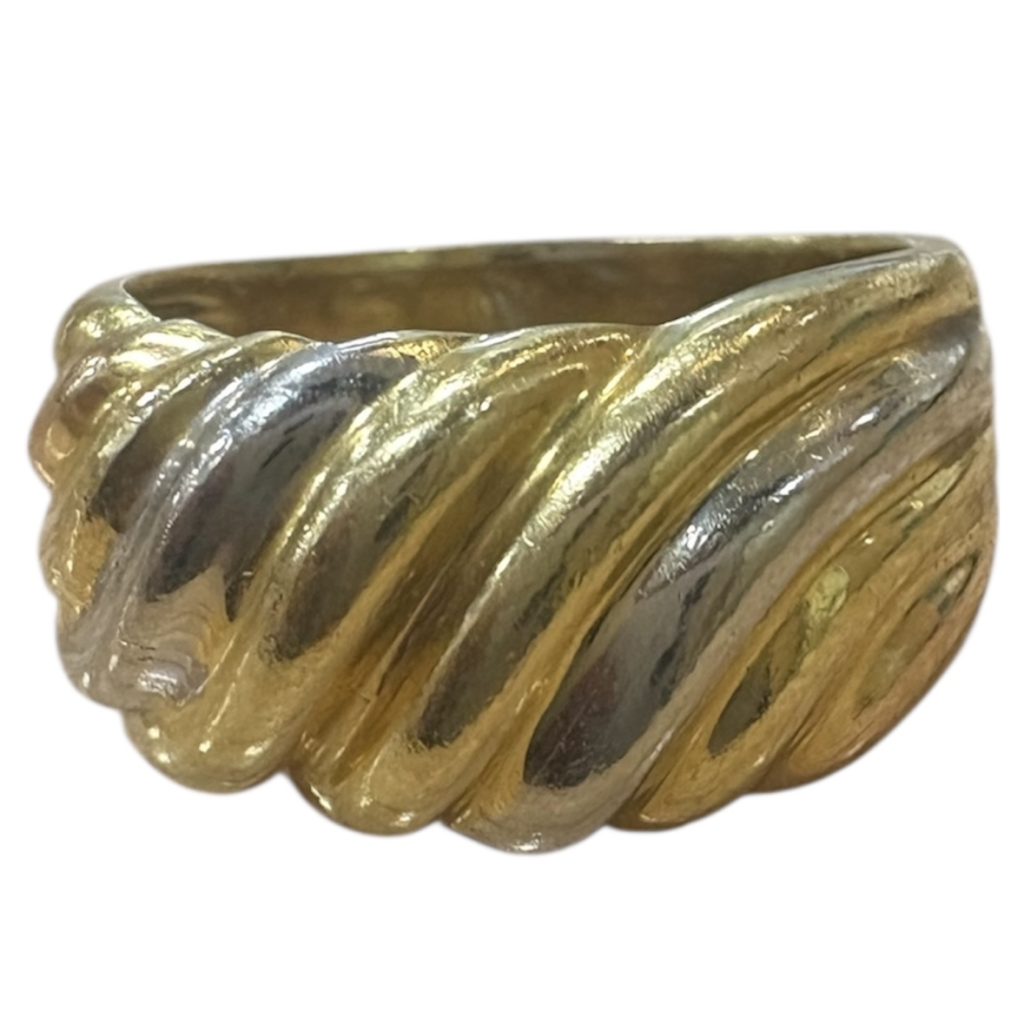 K18 ( 18金 )／Pt850 ( プラチナ850 ) リング