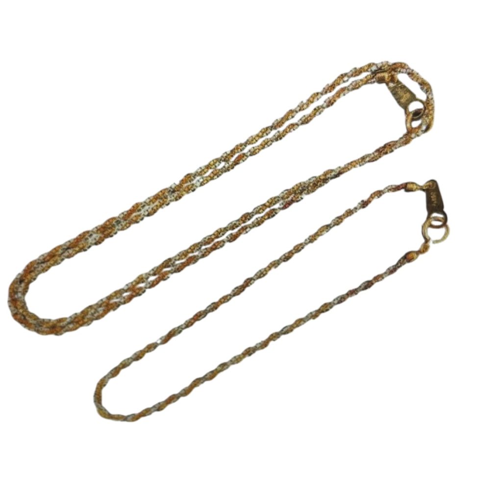 K18/Pt850コンビネックレス・ブレスレット