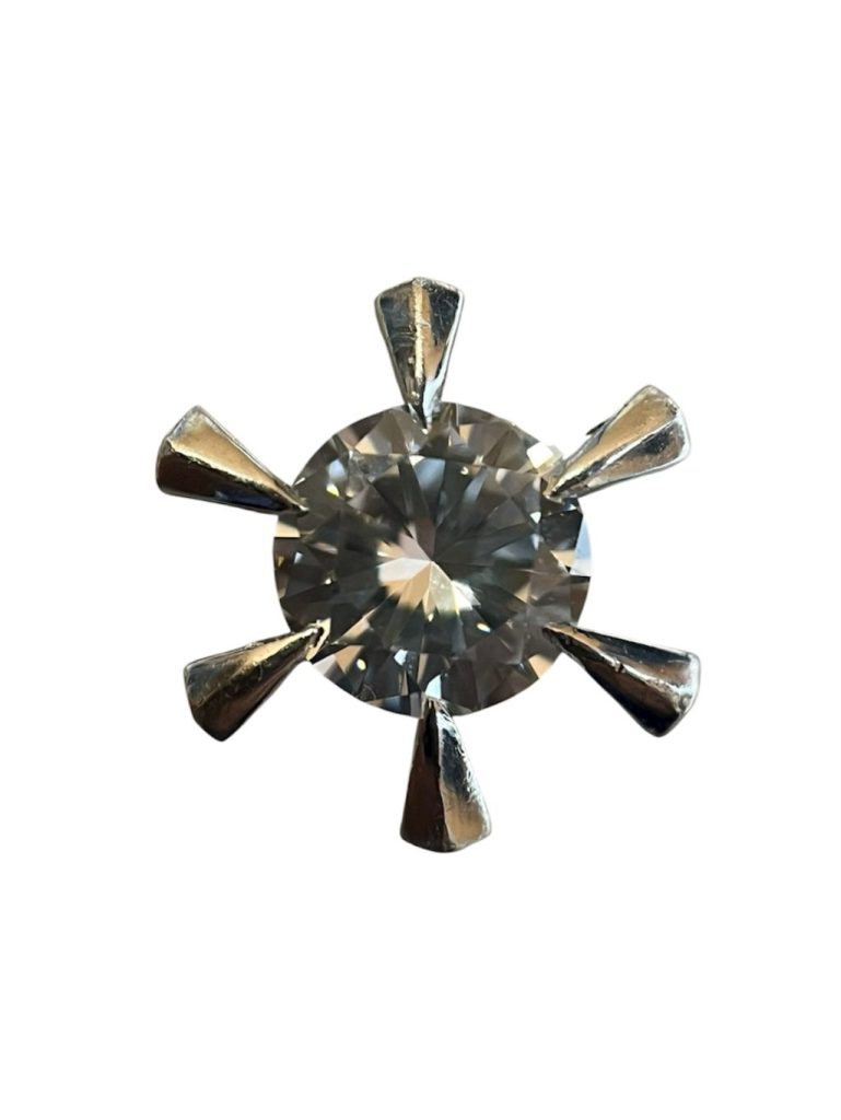 Pt900 リング ダイヤモンド付き