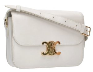 セリーヌ ショルダーバッグ ティーン トリオンフ シャイニーカーフスキンショルダーバッグ