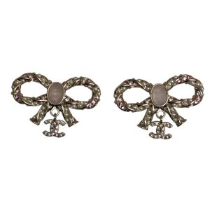 CHANEL リボンモチーフ ピアス