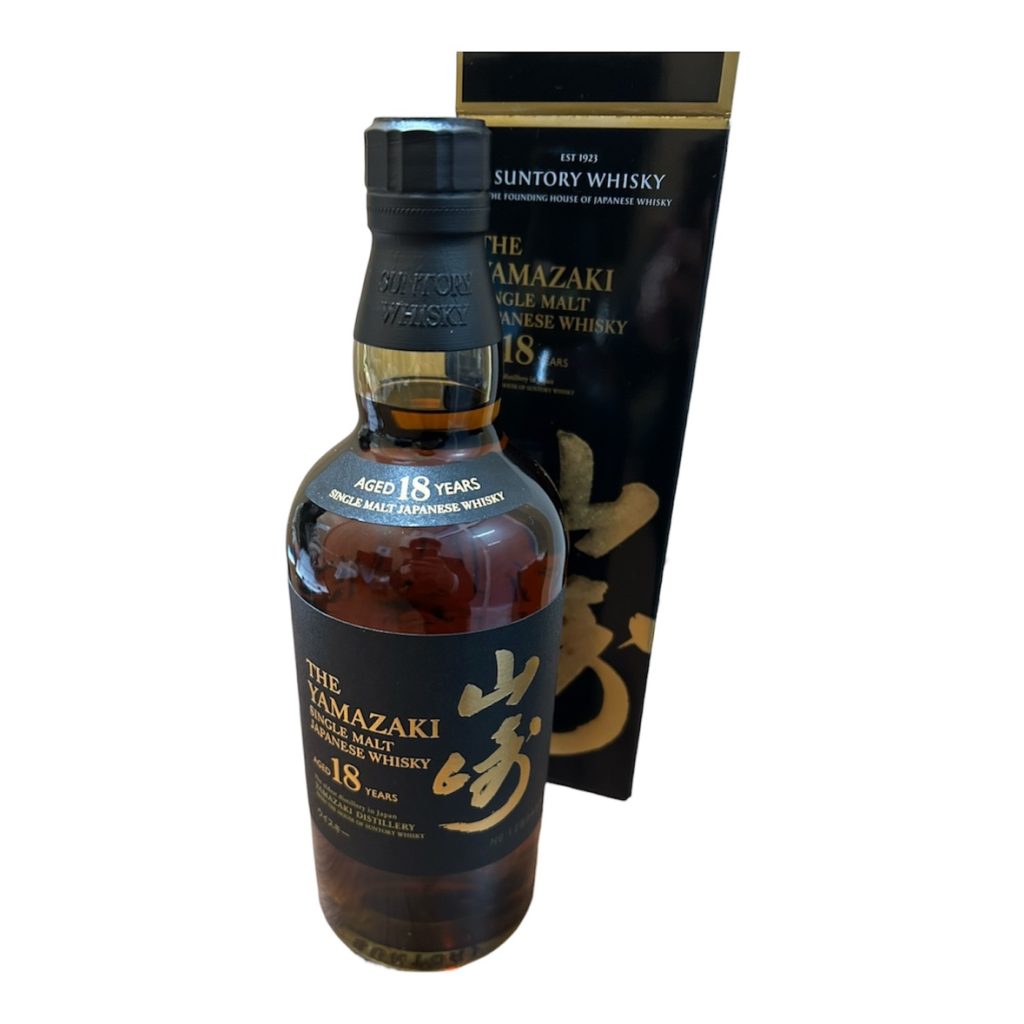 サントリー 山崎18年 ホログラム緑シール（700ml・箱あり）