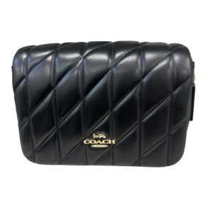 COACH（コーチ） キルティング ショルダーバッグ ブラック