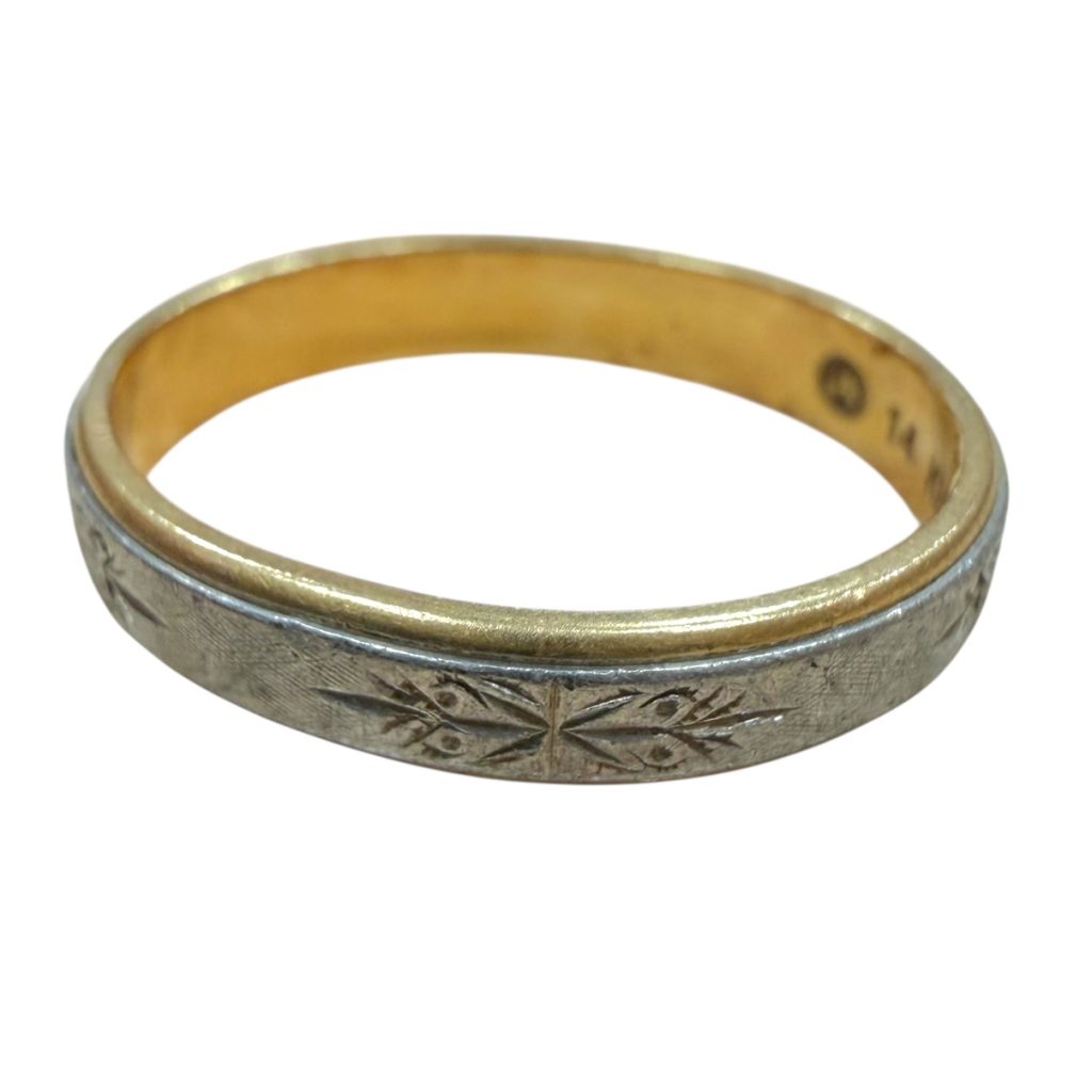 K18 Pt900 18金 プラチナ900 コンビ リング 山形市