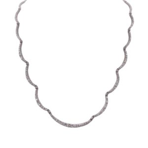 Pt850(プラチナ850) ダイヤネックレス