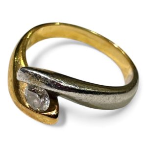 【K18 Pt900 コンビリング】貴金属・アクセサリー・指輪