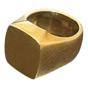 純金 印台リング