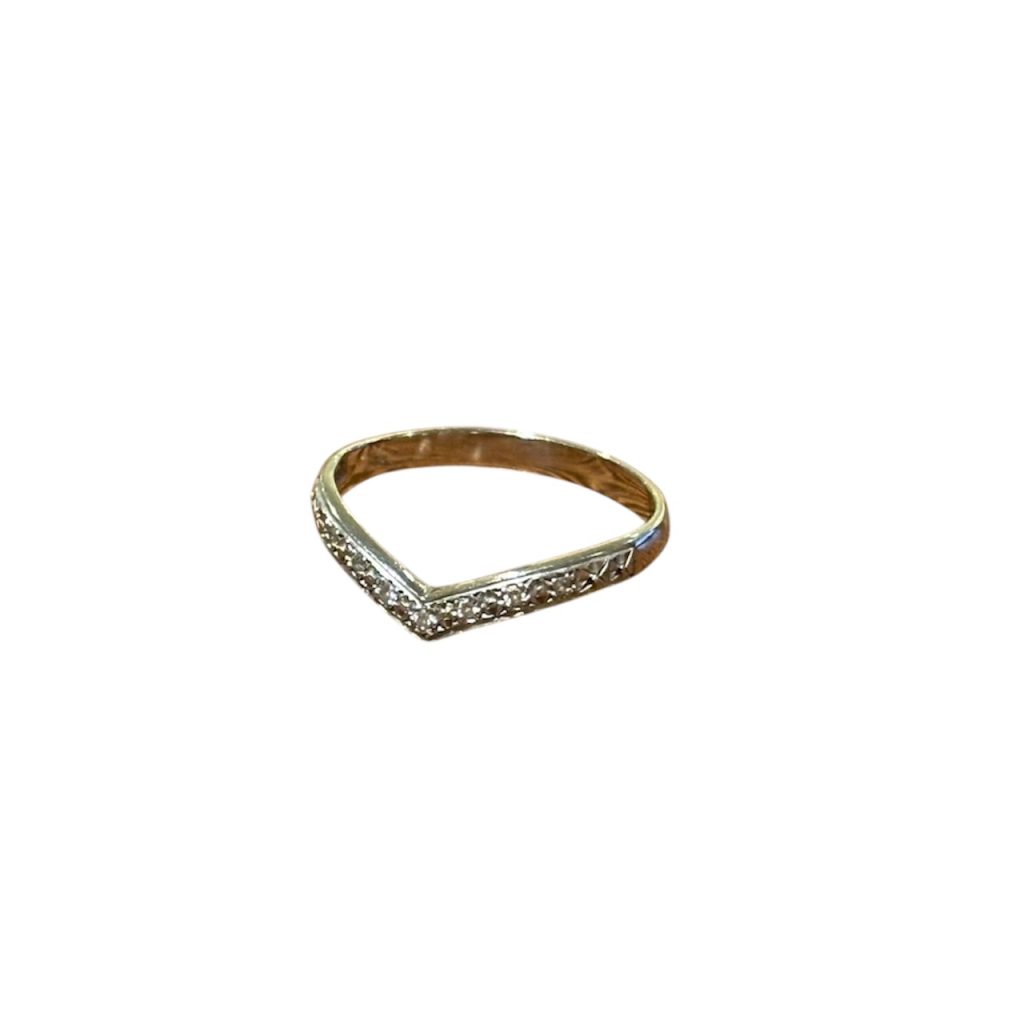 Pt900 メレダイヤ付きリング