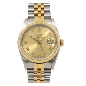 Rolex ロレックス デイトジャスト Ref.16233 コンビ K18 ステンレス 18K 750 ローマン文字盤