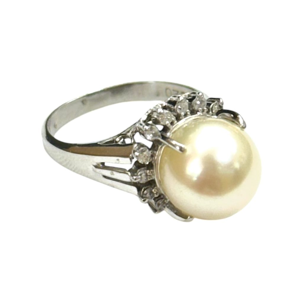 Pt900 パール リング