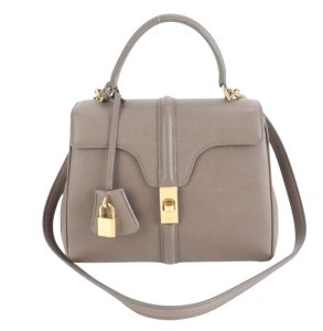 セリーヌ　セーズ  レザー 2WAY ショルダーバッグ