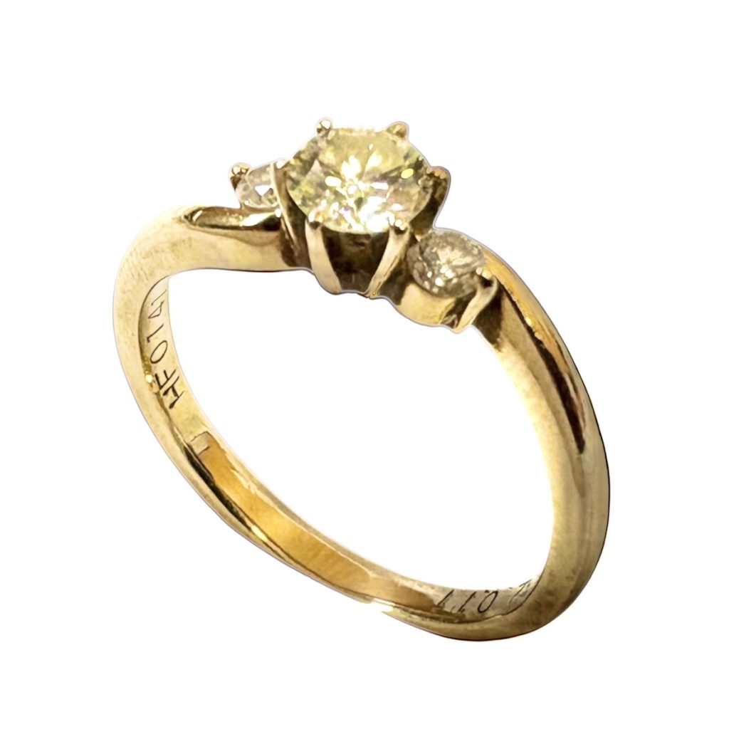 【K18 (18金)】ダイヤモンド リング