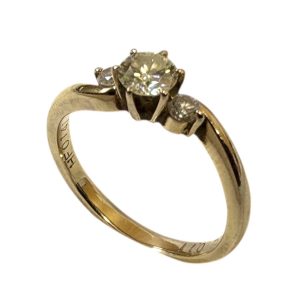 【K18 (18金)】ダイヤモンド リング