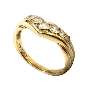 【K18 (18金)】ダイヤモンド  リング