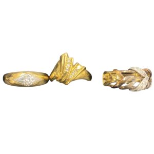 K18 リング 3点セット　