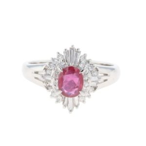 Pt900 プラチナ900 ジュエリー ルビー 貴金属