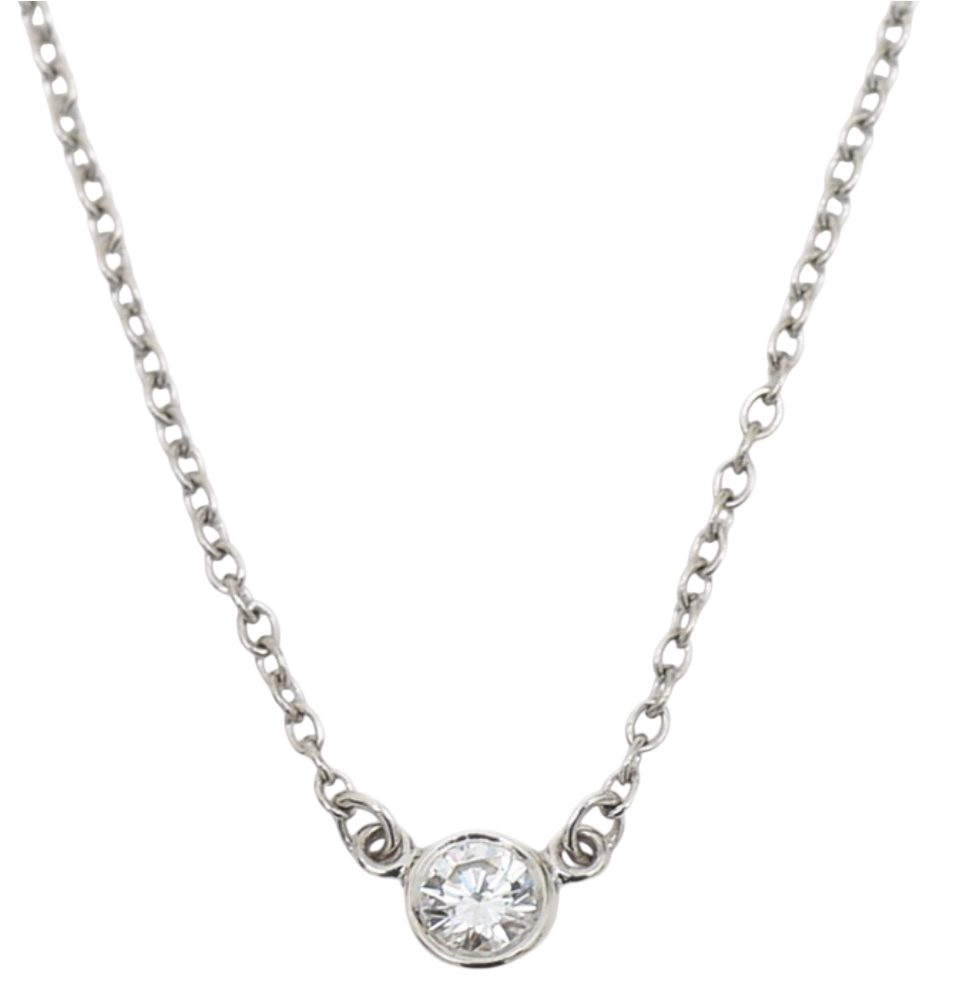 ティファニー バイザヤード ネックレス Pt950