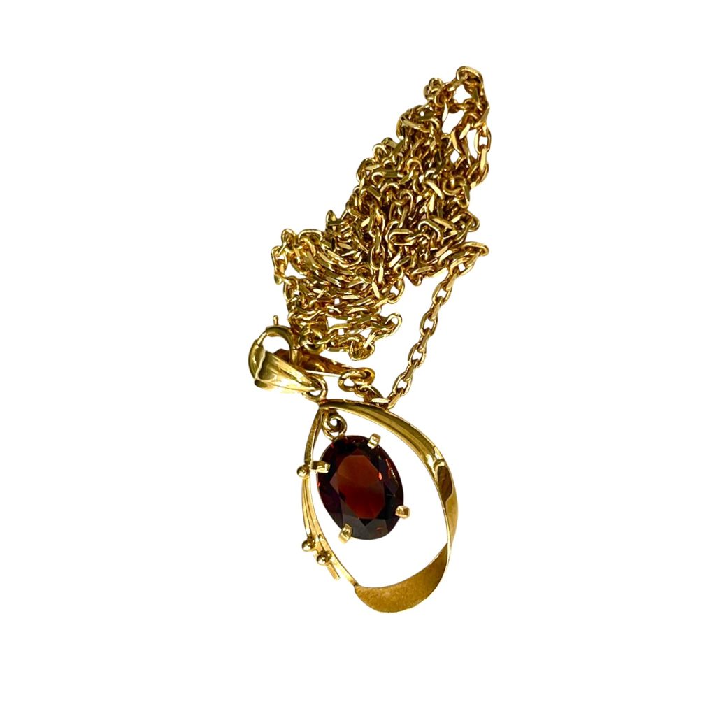 K18　18金　ネックレス　ルビー　ジュエリー