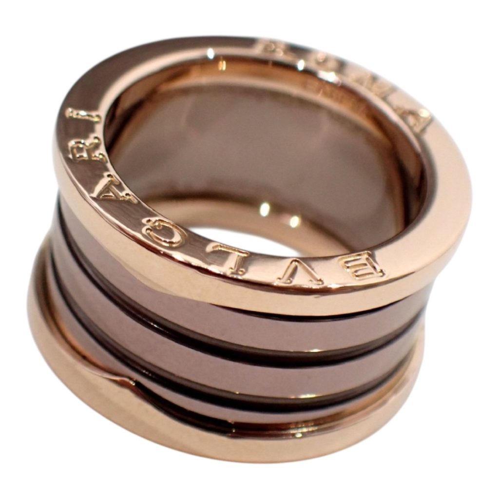 ブルガリ ビーゼロワン ROMA ローマ リング K18PG 18金